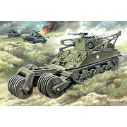 UU72222 1/72 米・M32B1戦車回収車 T1E1マインローラー装備車 [組立式プラスチックモデル]