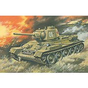 UU72326 1/72 露・T-34/76戦車 1943年型 キューポラー付き [組立式プラスチックモデル]