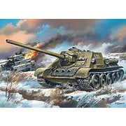 UU72334 1/72 露・SU-100対戦車自走砲 [組立式プラスチックモデル]