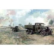 UU72367 1/72 露・GAZ-AAAトラック＋Zis-2対戦車砲 [組立式プラスチックモデル]