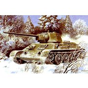 UU72369 1/72 露・T-34タンク・イストリビーチェリ57mm長砲身型 [組立式プラスチックモデル]