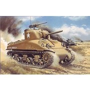 UU72371 1/72 米・M4A1シャーマン初期型中戦車（75mm） 鋳造車体 [組立式プラスチックモデル]