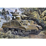 UU72372 1/72 米・M4A2シャーマン初期型中戦車（75mm） [組立式プラスチックモデル]