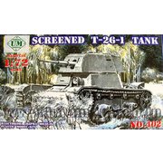 UU72402 1/72 露・T-26-1増加装甲型軽戦車 [組立式プラスチックモデル]