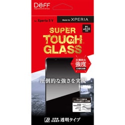 DG-XP5M5G3F [Xperia 5V SUPER TOUGH GLASS 透明クリア]