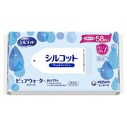 シルコット ピュアウォーターウェットティッシュ 詰替 58枚 単品