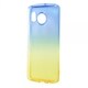 IN-AQM3TC12/AYM [AQUOS sense8 耐衝撃 TPUソフトケース グラデーション GREA/ブルー/イエロー]