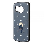 IN-CAQM3AC4/NK3 [AQUOS sense8 超！ 保護ケース MiA-collection/ネコ/ネイビー]