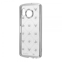 IN-DAQM3TC13S/MK32 [AQUOS sense8 ディズニー/TPUソフトケース METAMORU/ミッキーマウス総柄_メタリック2]