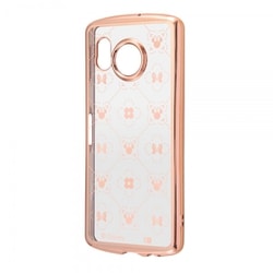 IN-DAQM3TC13PG/MN11 [AQUOS sense8 ディズニー/TPUソフトケース METAMORU/ミニーマウス総柄_メタリック]
