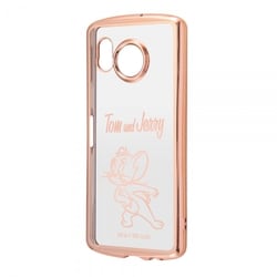 IN-WAQM3TC13PG/TJ54 [AQUOS sense8 トムとジェリー/TPUソフトケース METAMORU/ジェリー_メタリック]