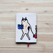 神保町にゃんこ堂 ブックカバー 文庫本サイズ コミック文庫 A6ノート A6手帳 猫 ネコ ねこ カート猫 くまくら珠美 57435
