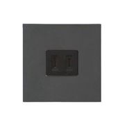 HTL-1602 [NKシリーズ HTLコンセントセット シボ加工品 ソフトブラック]