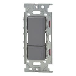 NKRW2001SG [NKシリーズ 埋込リモコン個別スイッチセット ダブル（上ダブル/下トリプル） グレー]