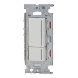 NKRW2003PW [NKシリーズ 埋込リモコン個別/パターンスイッチセット ダブル（上ダブル/下トリプル） ホワイト]