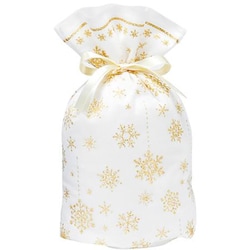 シャイニースノーバッグ S ホワイト/ゴールド 76-902