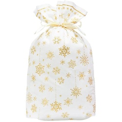 シャイニースノーバッグ M ホワイト/ゴールド 76-906