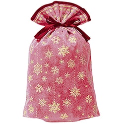 シャイニースノーバッグ M レッド/ゴールド 76-908