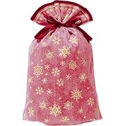 シャイニースノーバッグ L レッド/ゴールド 76-911