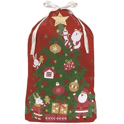 ギフトバッグ クリスマスツリー レッド 76-912