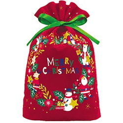ソフトバッグ S クリスマスリース レッド 76-914