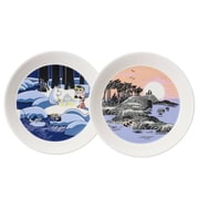 ムーミン (Moomin by ARABIA) プレート 皿 2枚セット 19cm コレクターズ プレートセット スノーランタン&マザーアンドサン 国内正規品 1067428