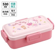 抗菌ふわっと弁当箱 530ml ハローキティ フラワーリース PFLB6AG