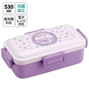 抗菌ふわっと弁当箱 530ml クロミ フラワーリース PFLB6AG
