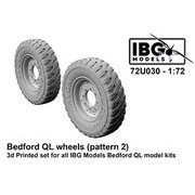 PBU7230 1/72 ベッドフォードQL用 タイヤホイール（エイボン） IBG用（72U030） [プラモデル用パーツ]