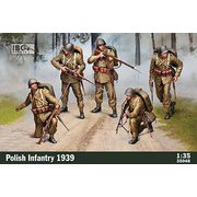 PB35048 1/35 ポーランド軍 歩兵1939年 5体 [組立式プラスチックモデル]