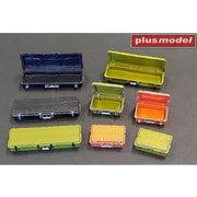 PLMDP3022 1/35 工具箱（浅型） 8個入り [組立式プラスチックモデル]