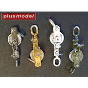 PLMDP3027 1/35 WW.II 英軍 滑車 4個入り [組立式プラスチックモデル]