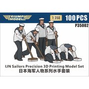 TRFP35002 1/350 日本海軍 水兵 精密3Dプリントモデル 100体入り [組立式プラスチックモデル]