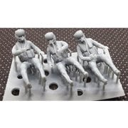 RMA72014 1/72 米軍パイロット w/JHMSC ヘルメット＆MBU-23 酸素マスク 3体入り [組立式プラスチックモデル]
