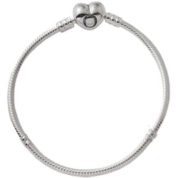スパークリングハート&スネークチェーンブレス 17(約15cm) ヨドバシ.com - PANDORA モーメンツ ハート スネークチェーン