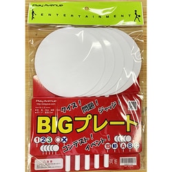 BIGプレート 無地5枚 [対象年齢：7歳～]