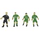 CR042 ジオコレ クラフト Nゲージ 人形 サッカーチームB （3） [鉄道模型用品]