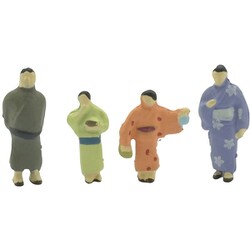 CR058 ジオコレ クラフト Nゲージ 人形 浴衣の人（1） [鉄道模型用品]