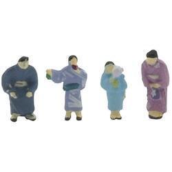 CR059 ジオコレ クラフト Nゲージ 人形 浴衣の人（2） [鉄道模型用品]