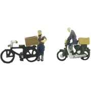 CR067 ジオコレ クラフト Nゲージ 人形 配達する人 [鉄道模型用品]