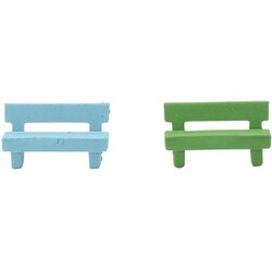 CR079 ジオコレ クラフト Nゲージ 人形 ベンチ [鉄道模型用品]