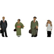 CR100 ジオコレ クラフト Nゲージ 人形 昭和レトロな人々（3） [鉄道模型用品]