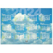 0102-CLP-B4-25 [2024年 B4 ポスターカレンダー スカイ]