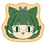 薬屋のひとりごと ダイカットミニタオル フェイスデフォルメ Ver. 猫猫 B（猫） [キャラクターグッズ]