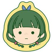 薬屋のひとりごと ダイカットミニタオル フェイスデフォルメ Ver. 猫猫 A [キャラクターグッズ]
