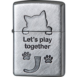 CAT SERIES 銀メッキ ユーズド仕上げ エッチング 2UDSI-CAT