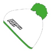 PEAK AO505UC745 NATURAL WHITE/FLUO GREEN [スキー キャップ]
