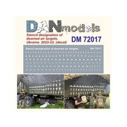 DAN72017 1/72 ウクライナ軍 防空部隊 撃墜マーク デカール [プラモデル用品]