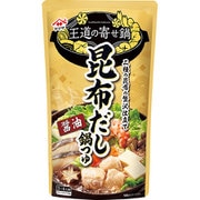 王道の寄せ鍋 昆布だし鍋つゆ 醤油 750g