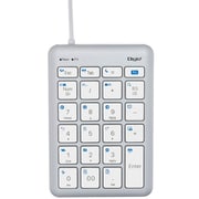 22ショートカット付 有線USB Type-Aテンキーボード TNK-SU236SLW